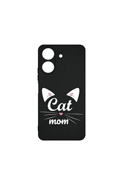 bestcase ® Husa Slim Silicon pentru Xiaomi Redmi 13C 4G, Cat Mom, 1736184 B 1850
