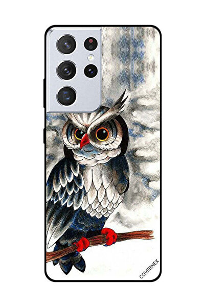 Covernex غطاء حماية لهاتف سامسونج جالاكسي S21 ألترا برسومات بومة