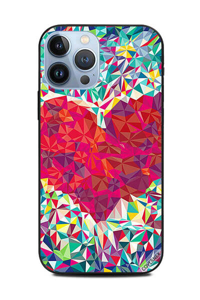 Covernex غطاء حماية لهاتف Apple iPhone 13 Pro Max بتصميم قلب مقطوع بالماس