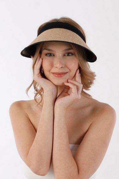Fulla Moda Сламена шапка с връх