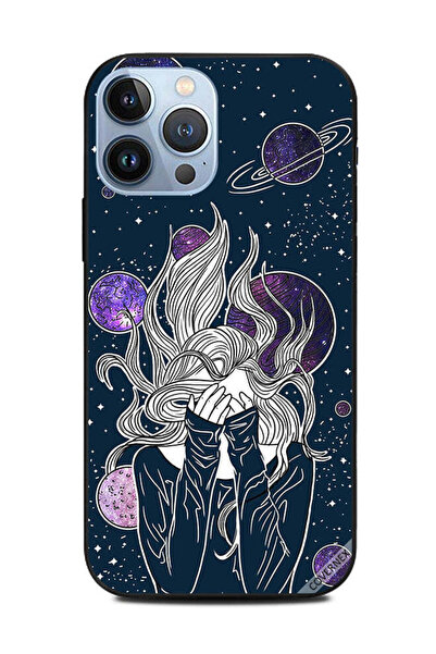 Covernex غطاء حماية لهاتف أبل آيفون 13 برو ماكس - خيالات فتاة في النبات