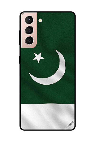 Covernex غطاء حماية لهاتف سامسونج جالاكسي S21 بلس علم باكستان عمودي