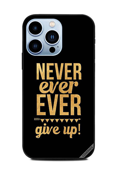 Covernex غطاء حماية لجهاز Apple iPhone 13 Pro لا تستسلم أبدًا أبدًا