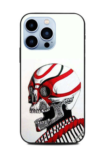 Covernex غطاء حماية لهاتف Apple iPhone 13 Pro رأس أحمر وأبيض
