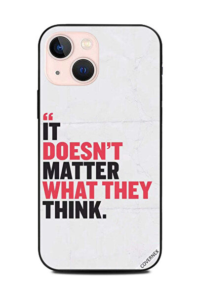 Covernex غطاء حماية لهاتف Apple iPhone 13 Mini لا يهم ما يفكرون به