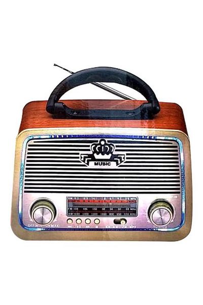 DLC Bluetooth Radio Speaker Brown/Black/Silver