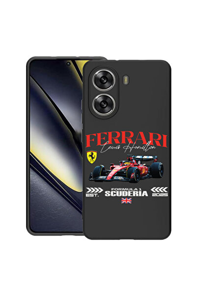 bestcase ® Husa Slim Silicon pentru Poco X7 Pro, Ferrari Scuderia Formula1, 1...