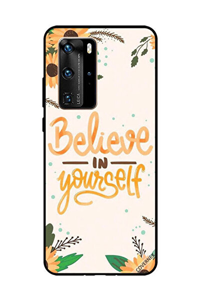 Covernex غطاء حماية لهاتف هواوي بي 40 برو - ثق بنفسك - زهور الشمس