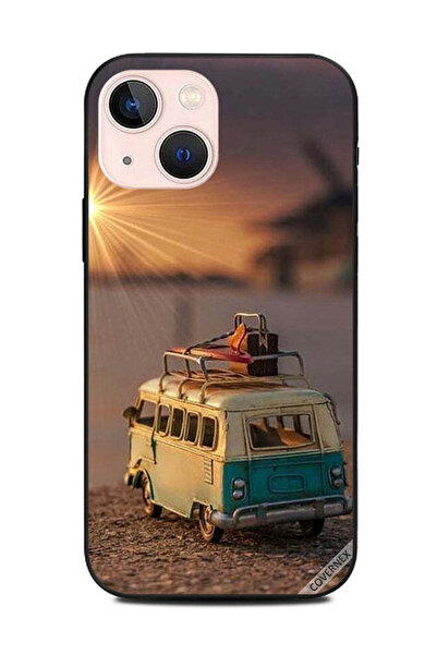 Covernex غطاء حماية لهاتف Apple iPhone 13 Mini Toy Bus مع حقائب