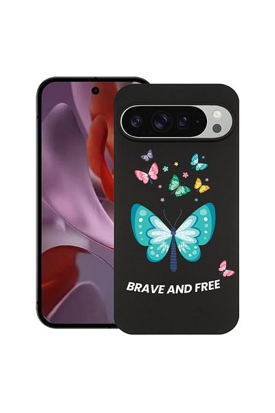 bestcase ® Slim Silicon Case For Google Pixel 10 / Pixel 10 Pro, Butterflies, 2030992 B 1847