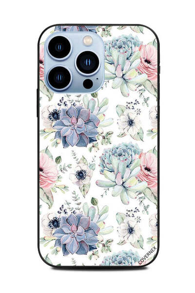 Covernex غطاء حماية لهاتف Apple iPhone 13 Pro بنقشة زهور