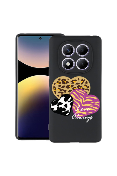 bestcase ® Husă Slim Silicon pentru Xiaomi Redmi Note 14 Pro 5G, Love Always,...