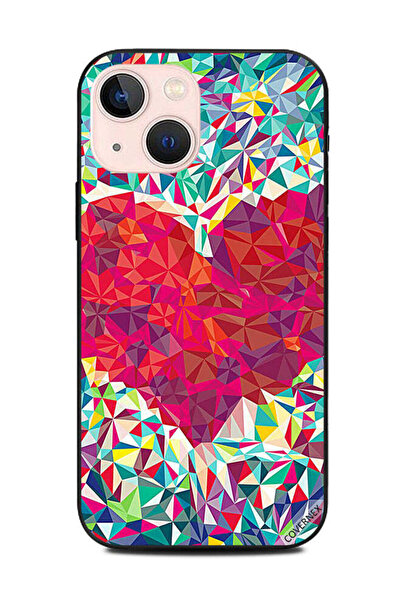 Covernex غطاء حماية لهاتف Apple iPhone 13 Mini بتصميم قلب مقطوع بالماس