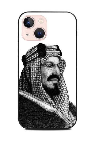 Covernex غطاء حماية لهاتف آيفون 13 ميني من آبل، صورة فنية قديمة للملك ابن سعود