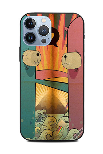 Covernex غطاء حماية لهاتف Apple iPhone 13 Pro Max - كرتون حب