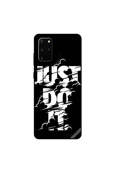 Covernex غطاء حماية سامسونج جالكسي S20 بلس - Just Do It - أبيض وأسود