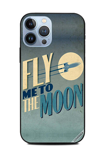 Covernex Protective Case Cover For Apple iPhone 13 Pro Max Fly Me To The Moon