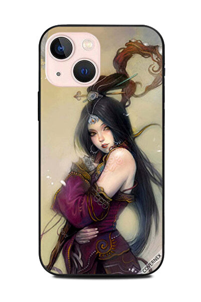 Covernex غطاء حماية لهاتف Apple iPhone 13 Mini Princess Paint Art