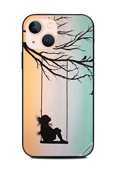 Covernex غطاء حماية لهاتف أبل آيفون 13 ميني - فتاة حزينة تفكر