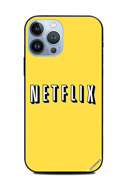 Covernex غطاء حماية لهاتف Apple iPhone 13 Pro Max Netflix أصفر
