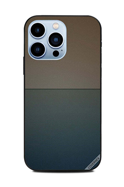 Covernex غطاء حماية لهاتف Apple iPhone 13 Pro بنمط بني وأزرق