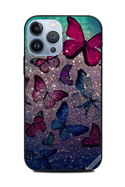 Covernex غطاء حماية لهاتف أبل آيفون 13 برو ماكس - تألق وفراشات