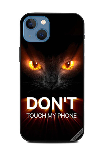 Covernex غطاء حماية لهاتف Apple iPhone 13 - لا تلمس هاتفي - قطة غاضبة