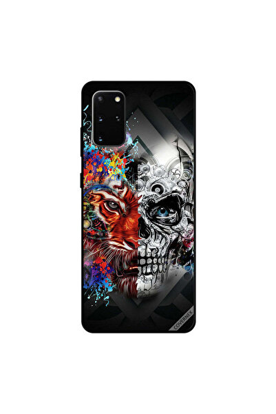 Covernex غطاء حماية سامسونج جالكسي S20 بلس بتصميم أسد وجمجمة
