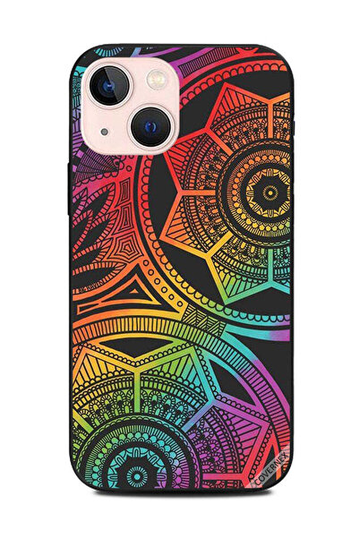 Covernex غطاء حماية لهاتف أبل آيفون 13 ميني بنمط ماندالا أسود