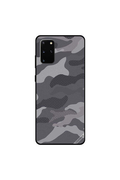 Covernex غطاء حماية لهاتف سامسونج جالكسي S20 بلس بنمط تمويه رمادي