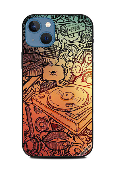 Covernex غطاء حماية لهاتف Apple iPhone 13 بنمط علامات موسيقية
