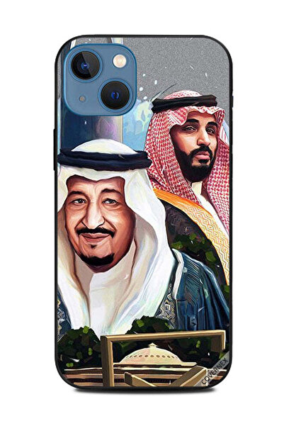 Covernex غطاء حماية لهاتف آيفون 13 من آبل، صورة الملك سلمان ومحمد بن سلمان