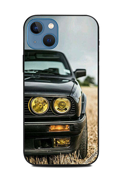 Covernex غطاء حماية لهاتف أبل آيفون 13 - أضواء سيارة ذهبية سوداء