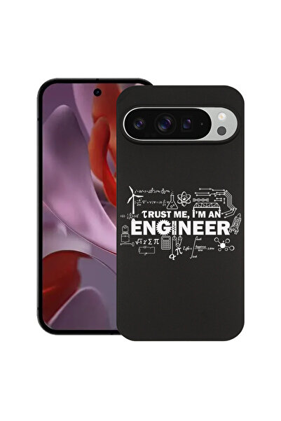 bestcase ® Husă Slim Silicon pentru Google Pixel 9 Pro, Trust Me I'm Engineer...
