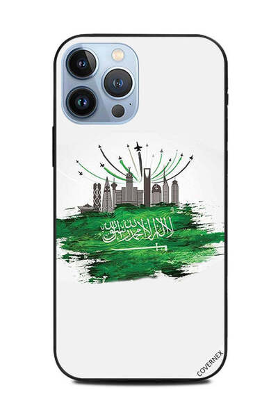 Covernex غطاء حماية لهاتف أبل آيفون 13 برو ماكس - رسم المملكة العربية السعودية