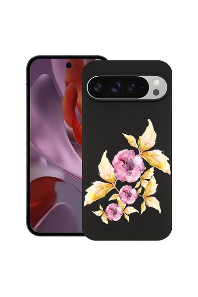 bestcase ® Slim Silicon Case For Google Pixel 10 Pro XL, Pastel Flowers, 2036426 B 1893