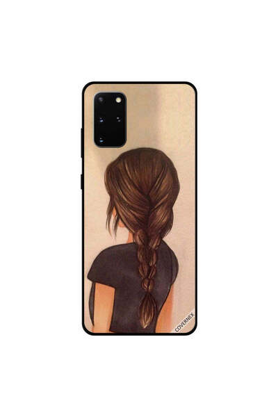 Covernex غطاء حماية لهاتف سامسونج جالكسي S20 بلس، صورة فتاة لطيفة ذات شعر مطو...