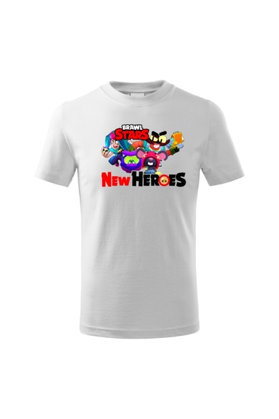Funny Gift Tricou cu maneca scurta pentru copii Brawl Stars New Heroes