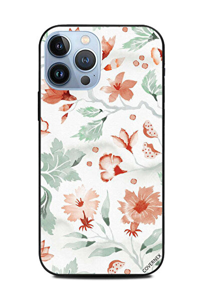 Covernex غطاء حماية لهاتف Apple iPhone 13 Pro Max مجموعة زهور ملونة