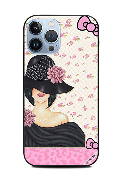Covernex غطاء حماية لهاتف Apple iPhone 13 Pro Max - فتاة ذات قبعة سوداء