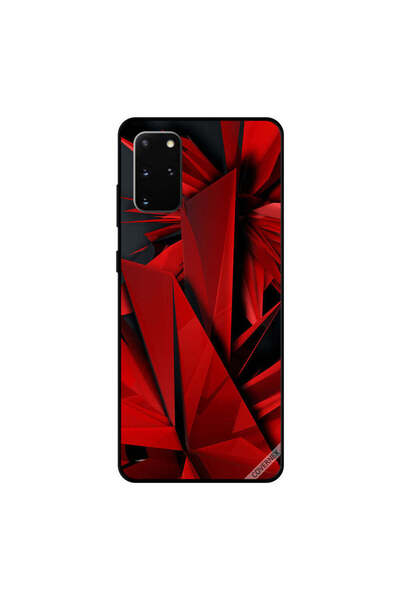 Covernex غطاء حماية لهاتف سامسونج جالكسي S20 بلس، زجاج مكسور، تجريدي