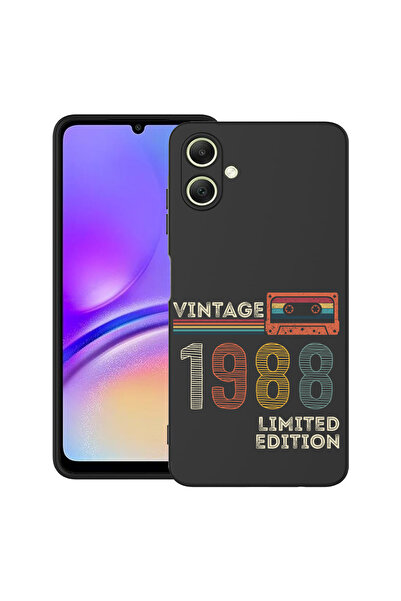 bestcase ® Husa Slim Silicon pentru Samsung Galaxy A05, 1988 - Vintage Tape, ...