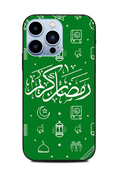 Covernex غطاء حماية لهاتف أبل آيفون 13 برو - رمضان كريم أخضر