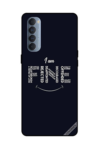 Covernex غطاء حماية لهاتف Oppo Reno 4 Pro أنا بخير مرفوض