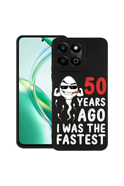 bestcase ® Husa Slim Silicon pentru Honor X6b, 50 Years ago, 2026265 B 1902