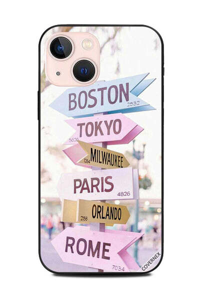 Covernex غطاء حماية لجهاز Apple iPhone 13 Mini - اتجاهات السفر