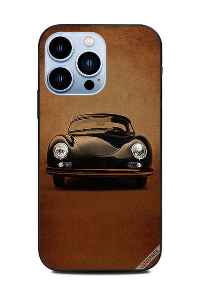 Covernex غطاء حماية لهاتف Apple iPhone 13 Pro، سيارة كلاسيكية سوداء اللون