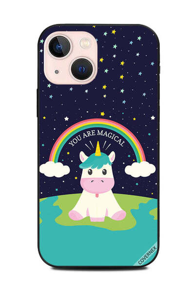 Covernex غطاء حماية لهاتف Apple iPhone 13 Mini بتصميم وحيد القرن السحري