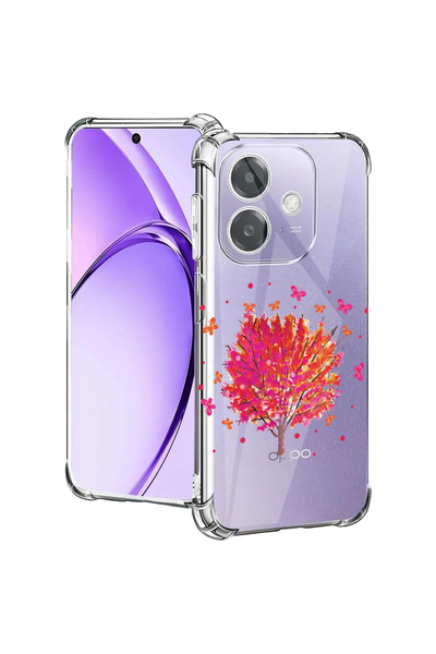 bestcase ® Carcasă antișoc pentru OPPO A40 / A40M, Copac cu fluturi, 1946018 ...