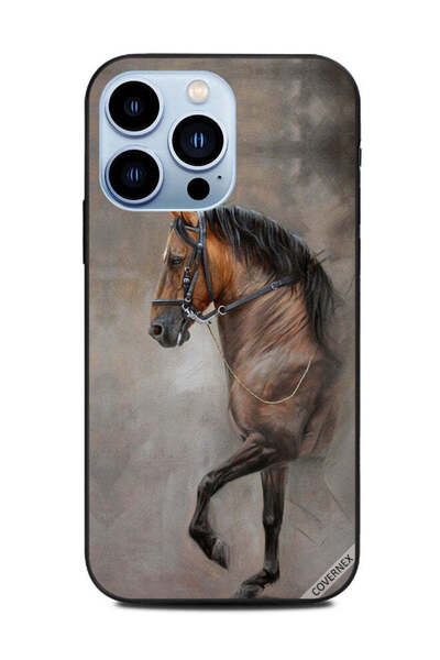 Covernex غطاء حماية لهاتف Apple iPhone 13 Pro صورة حصان عتيقة